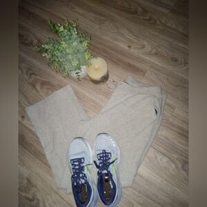 Ralph Lauren, Gray, Women's, Wide Leg, Sweat Pants, Size Large
